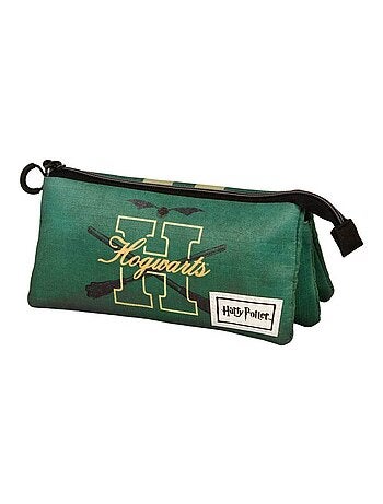 Harry Potter Howarsity Trousse Triple ECO, Vert
