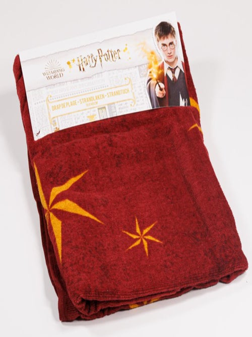Harry Potter, Serviette de Bain Enfant Imprimée 100% Coton, POUDLARD - Kiabi