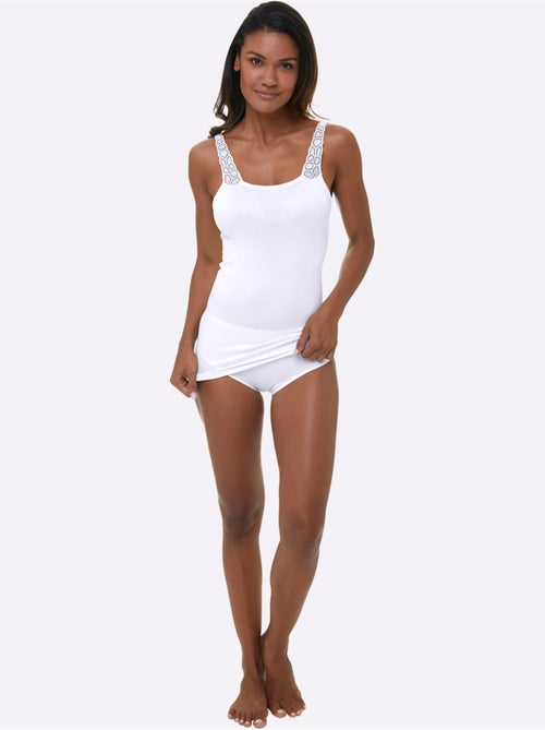 Haut à bretelles jersey fin - taille standard - witt - Kiabi Haut à bretelles jersey fin - taille standard - witt - Kiabi