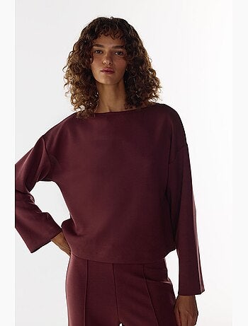 Haut à manches longues silky touch penti