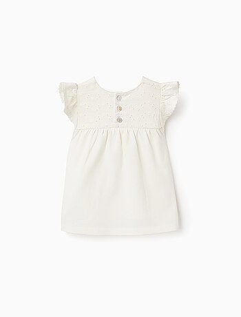 Haut avec Volants et Broderie Anglaise