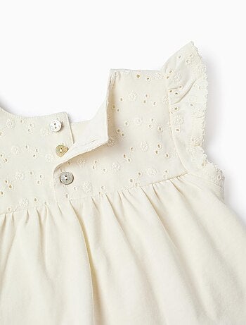 Haut avec Volants et Broderie Anglaise