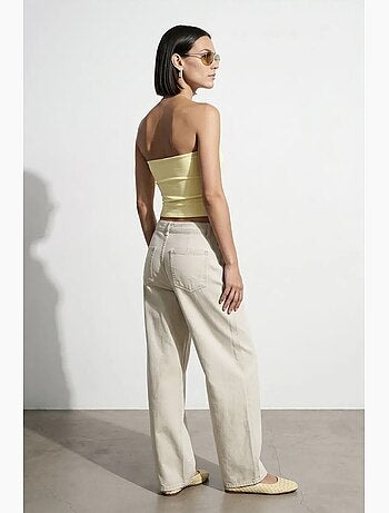 Haut bandeau court sans bretelles femme dilvin
