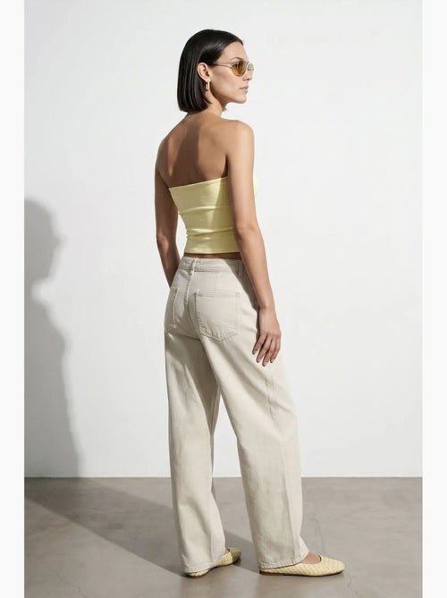 Haut bandeau court sans bretelles femme dilvin - Kiabi