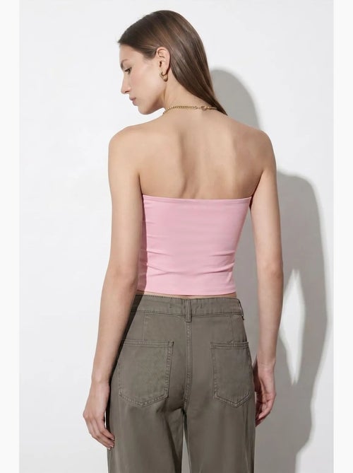 Haut bandeau court sans bretelles femme dilvin - Kiabi Haut bandeau court sans bretelles femme dilvin - Kiabi