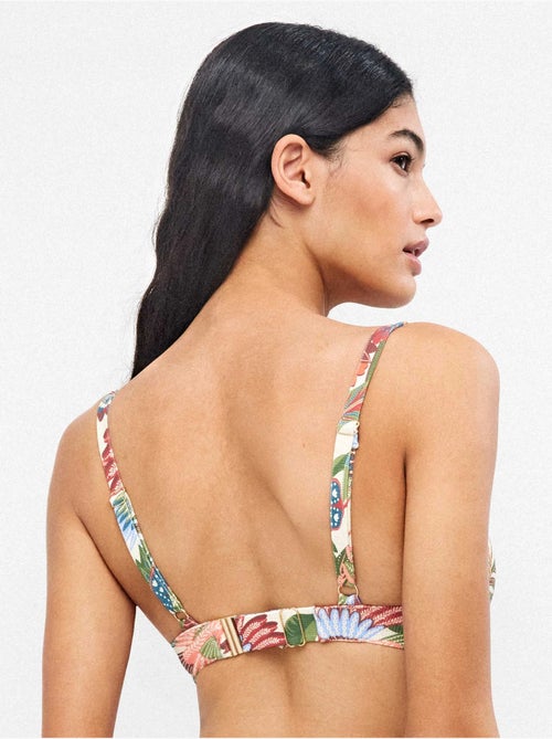 Haut bikini grande capacité imprimé tropical - Kiabi Haut bikini grande capacité imprimé tropical - Kiabi