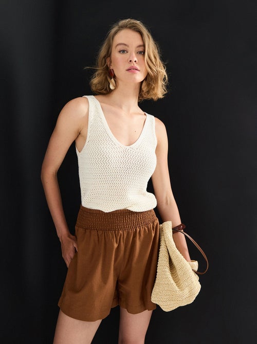 Haut col V pour femme MO Fashion - Kiabi