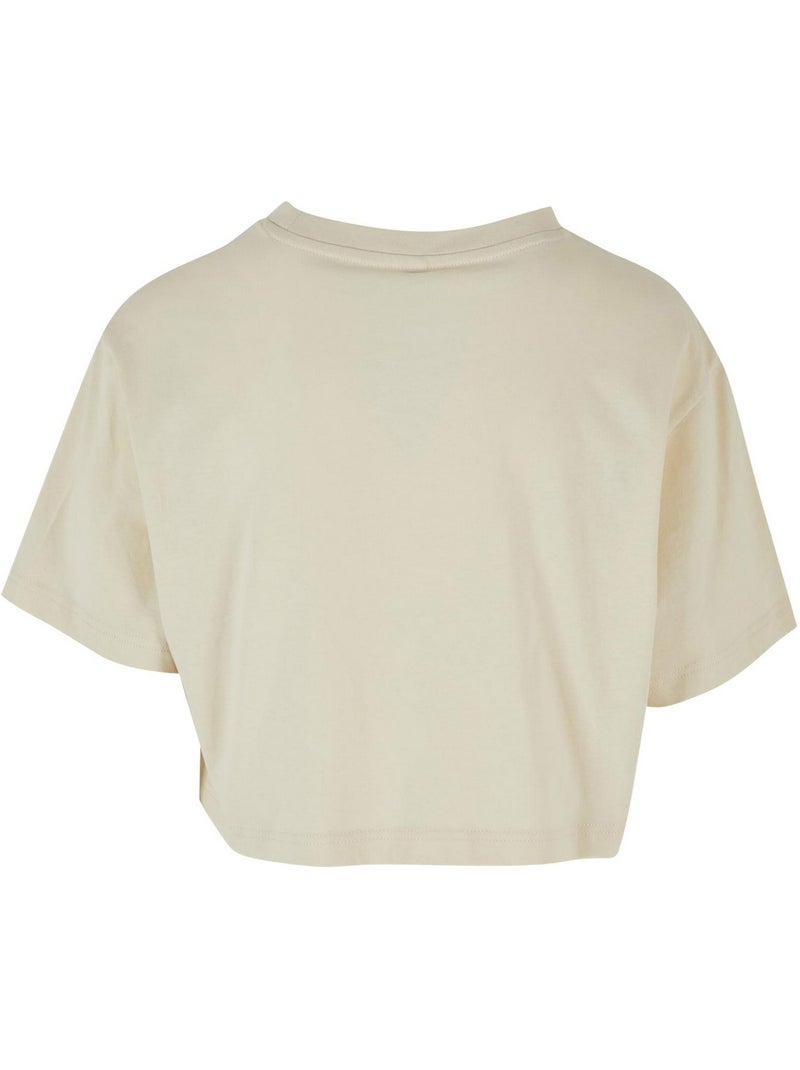 Haut court - build your brand Beige sable - Kiabi