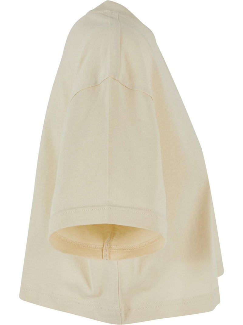 Haut court - build your brand Beige sable - Kiabi