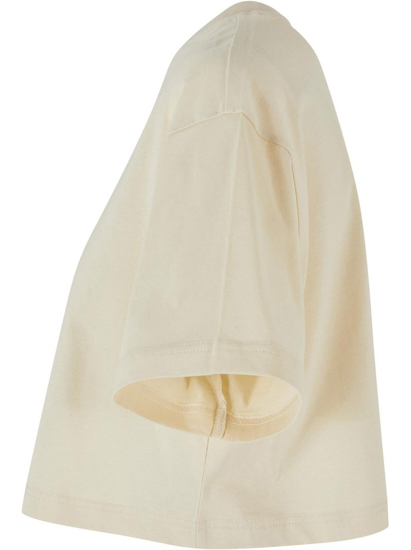 Haut court - build your brand Beige sable - Kiabi