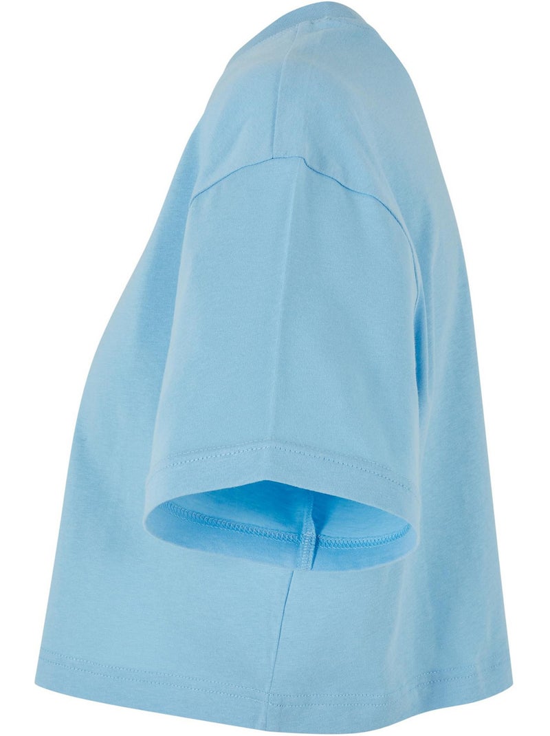 Haut court - build your brand Bleu ciel - Kiabi