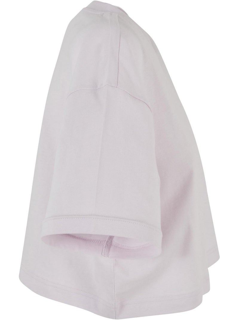 Haut court - build your brand Mauve lilas - Kiabi