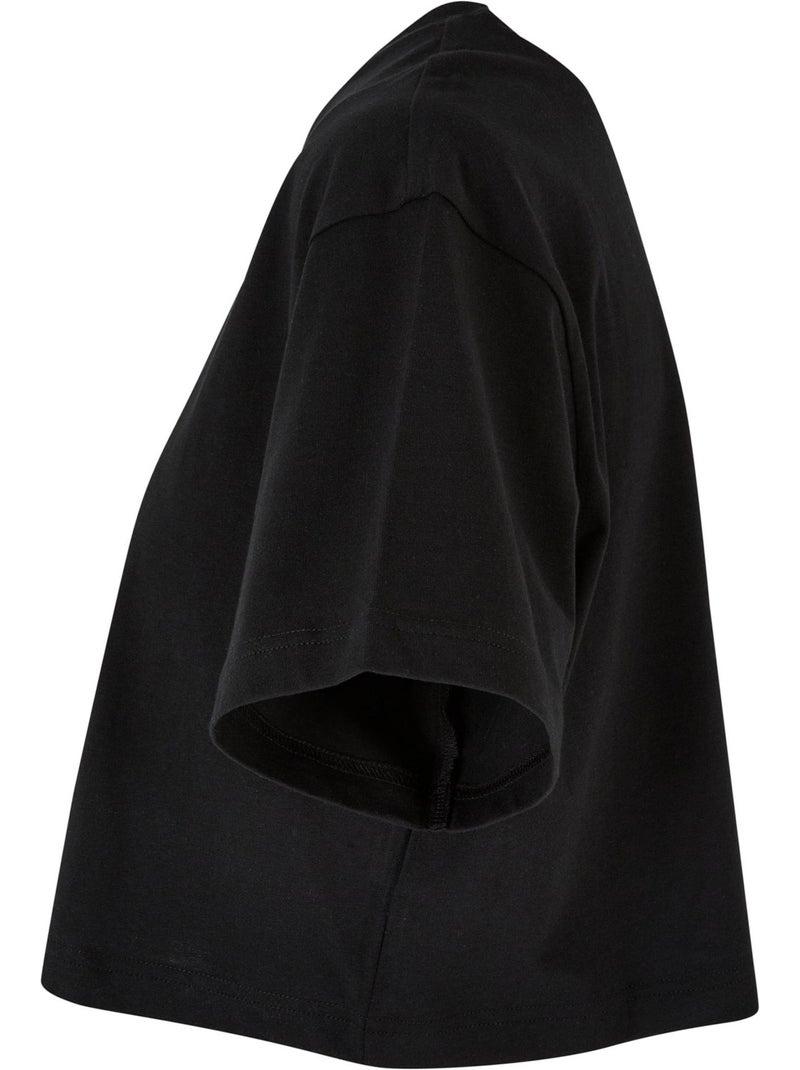 Haut court - build your brand Noir - Kiabi