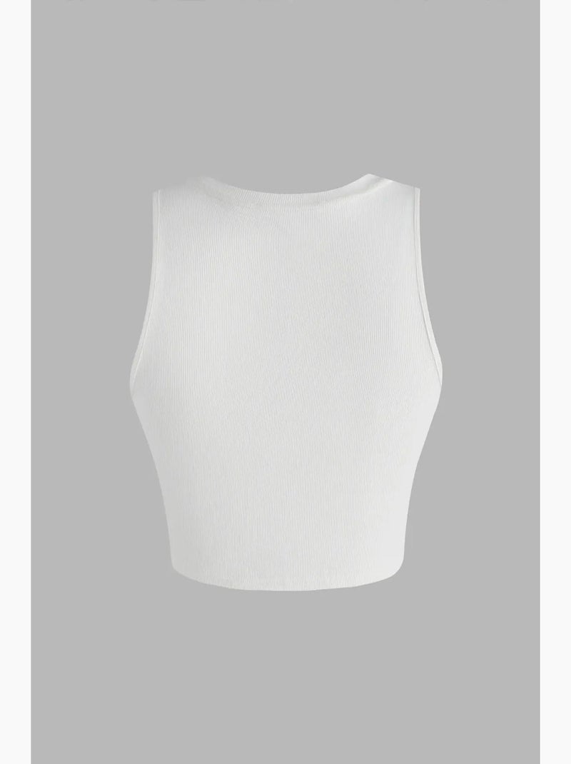 Haut court basique hiccup Blanc - Kiabi
