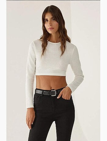 Haut court slim fit hiccup