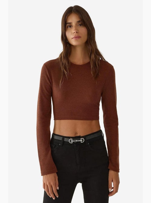 Haut court slim fit hiccup - Kiabi