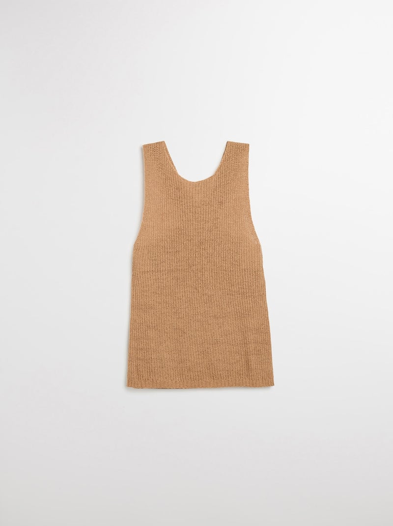 Haut croisé pour femme MO Fashion Beige - Kiabi