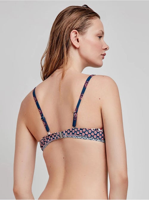Haut de bikini à armature imprimé ethnique - Kiabi