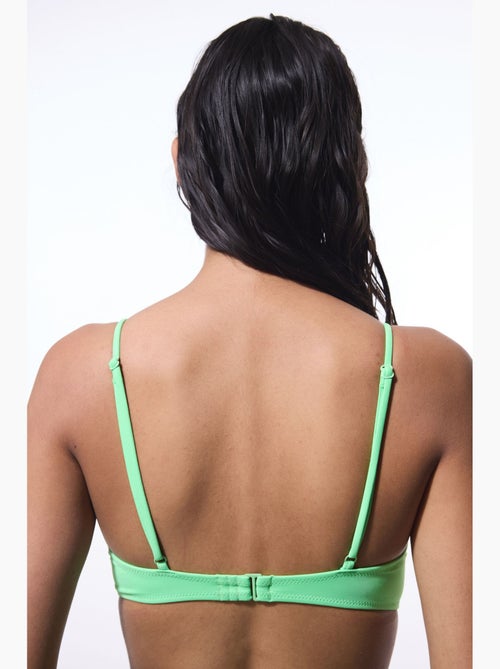 Haut de bikini à bretelles fixes et armatures penti - Kiabi