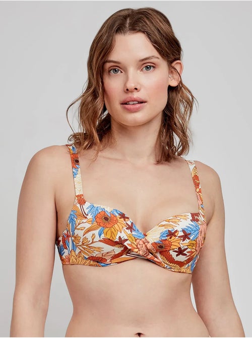 Haut de bikini à capacité à motif floral - Kiabi Haut de bikini à capacité à motif floral - Kiabi