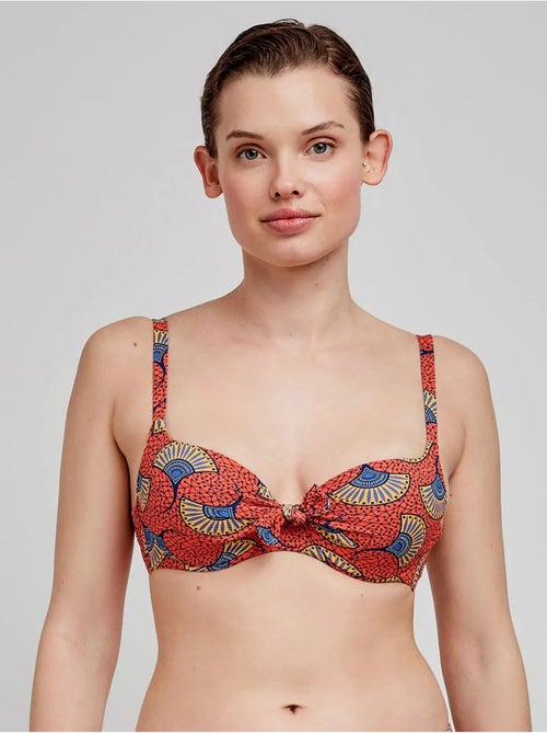 Haut de bikini à capacité avec imprimé tribal - Kiabi