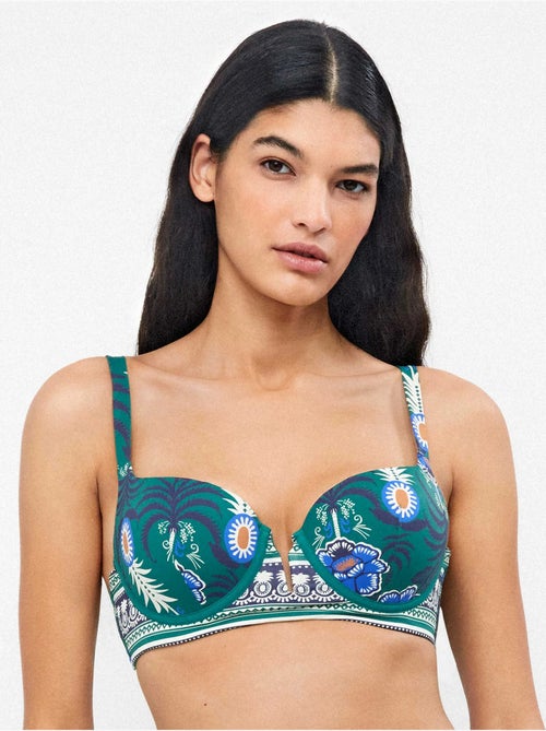 Haut de bikini à capacité, style bustier - Kiabi Haut de bikini à capacité, style bustier - Kiabi
