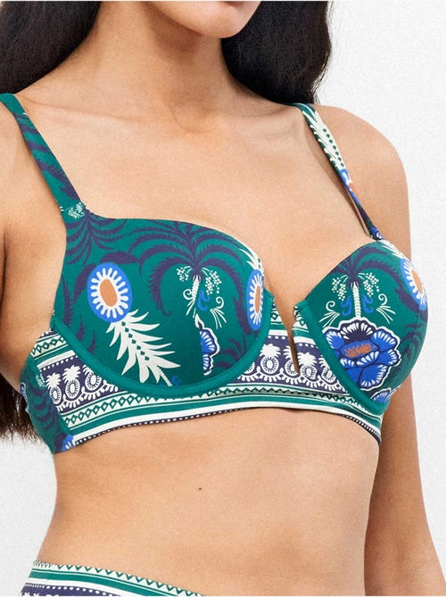 Haut de bikini à capacité, style bustier - Kiabi Haut de bikini à capacité, style bustier - Kiabi
