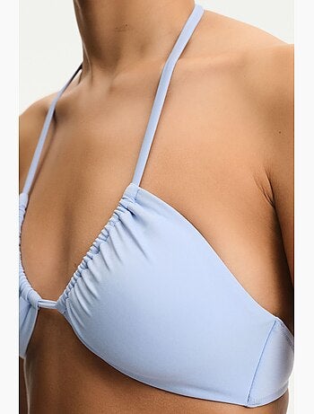 Haut de bikini à encolure v inversée penti