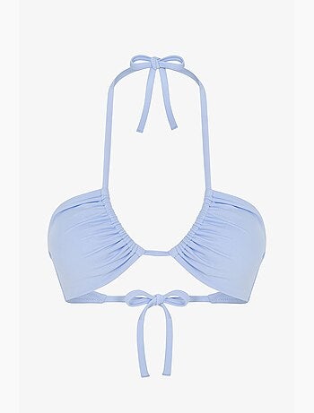 Haut de bikini à encolure v inversée penti