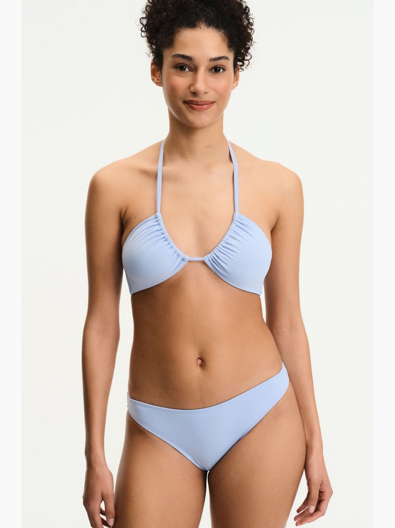 Haut de bikini à encolure v inversée penti Bleu ciel - Kiabi