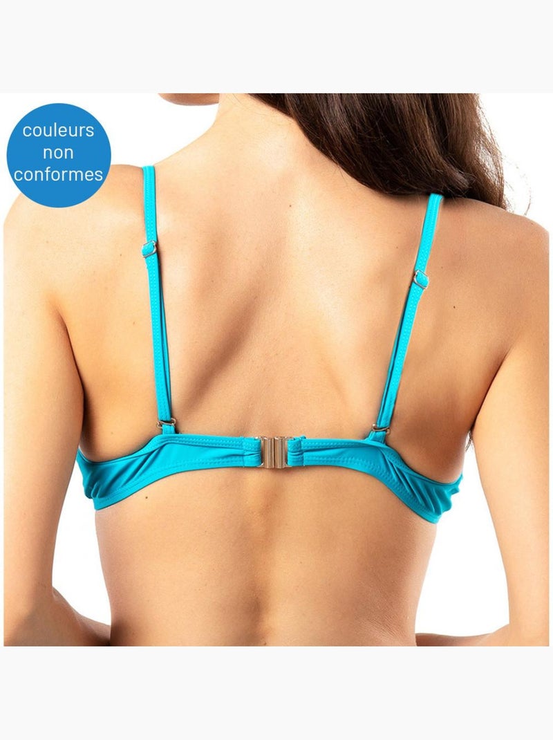 Haut de Bikini à Motif Femme Sun Project Bleu turquoise - Kiabi