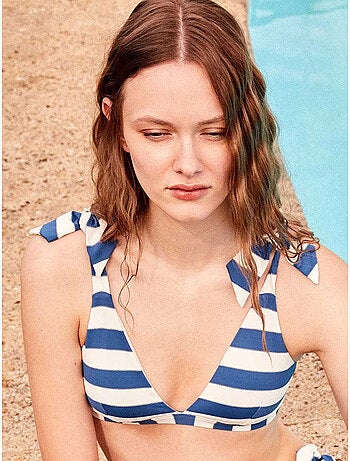 Haut de bikini avec mousse amovible