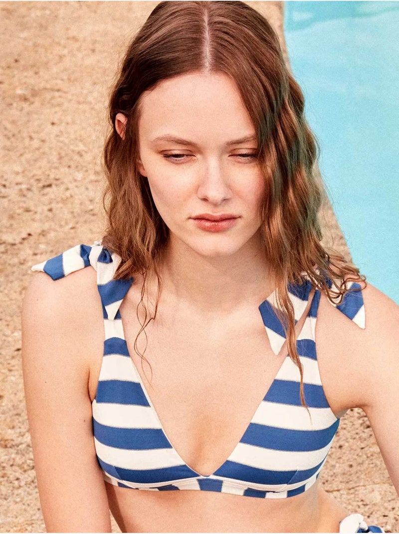 Haut de bikini avec mousse amovible Multicolore - Kiabi