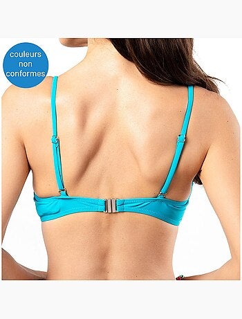 Haut de Bikini Bandeau à motifs Femme Sun Project 2831