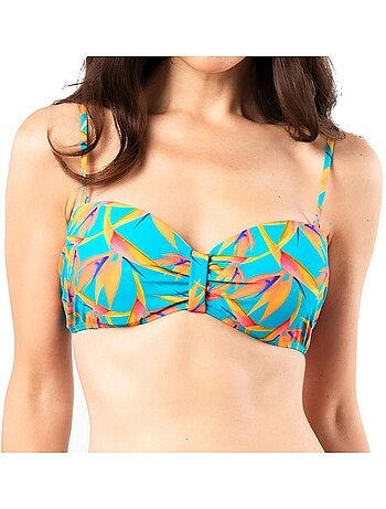 Haut de Bikini Bandeau à motifs Femme Sun Project
