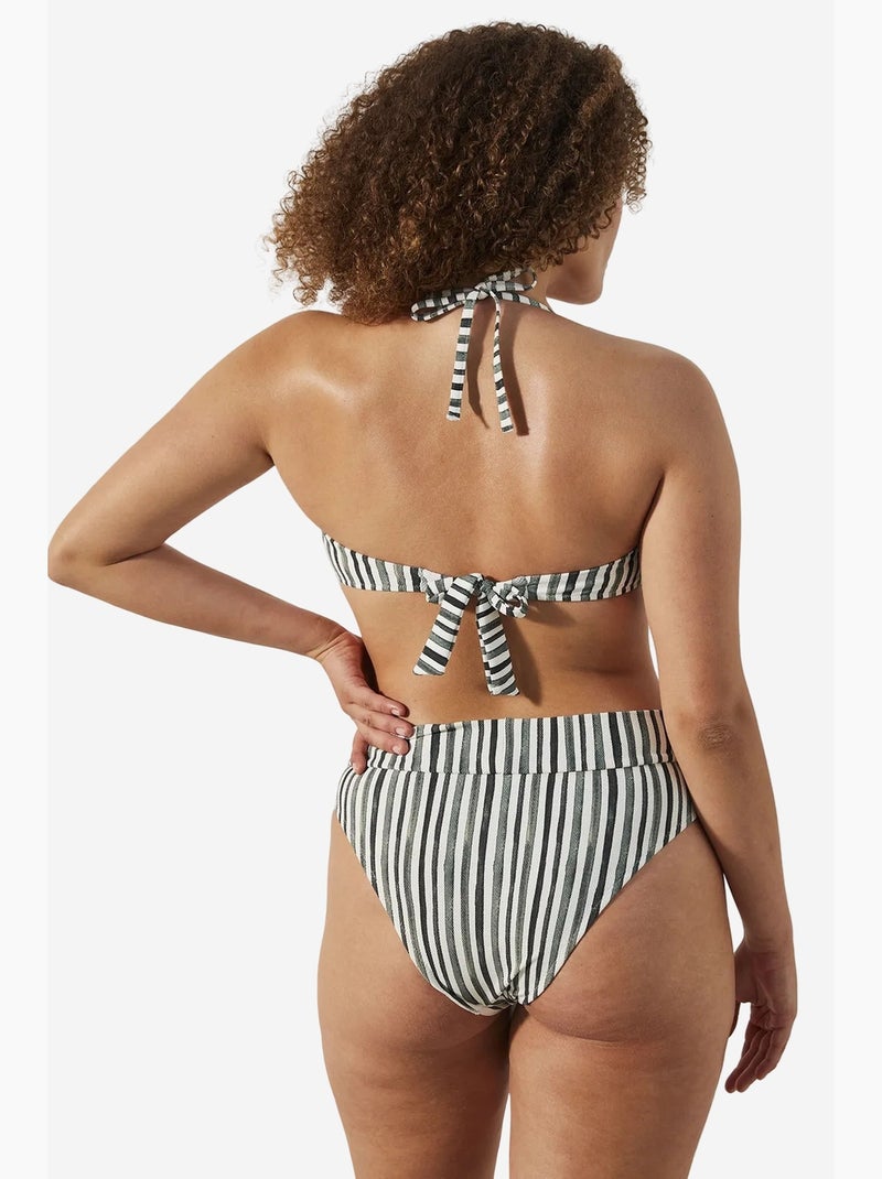Haut de bikini bandeau à rayures mali penti Multicolore - Kiabi