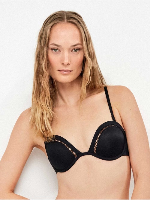 Haut de bikini bandeau décolleté plongeant - Kiabi Haut de bikini bandeau décolleté plongeant - Kiabi