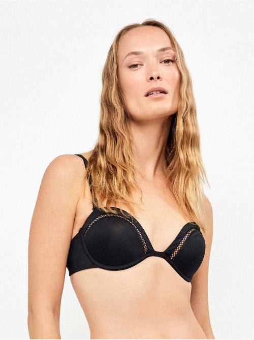 Haut de bikini bandeau décolleté plongeant - Kiabi Haut de bikini bandeau décolleté plongeant - Kiabi