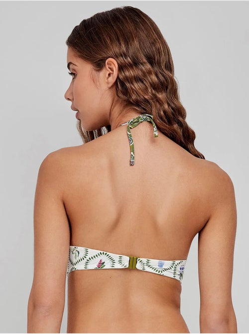 Haut de bikini bandeau imprimé floral - Kiabi Haut de bikini bandeau imprimé floral - Kiabi