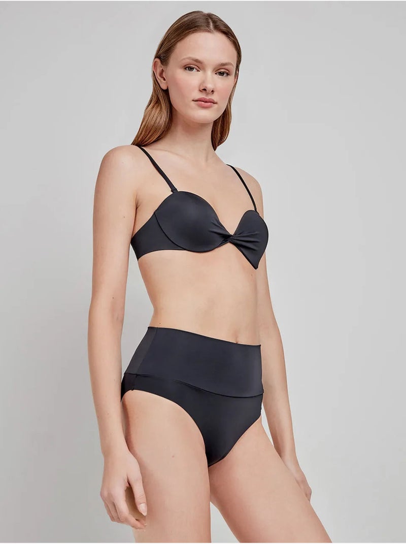 Haut de bikini bandeau mix and match Noir - Kiabi