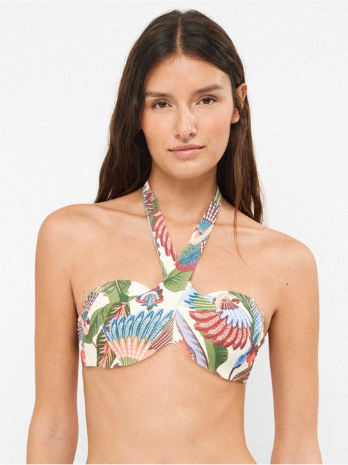Haut de bikini bandeau multiposition - Kiabi