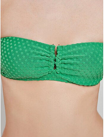 Haut de bikini bandeau sans armature