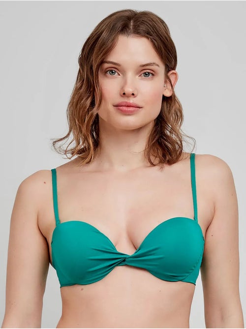 Haut de bikini bandeau uni - Kiabi Haut de bikini bandeau uni - Kiabi
