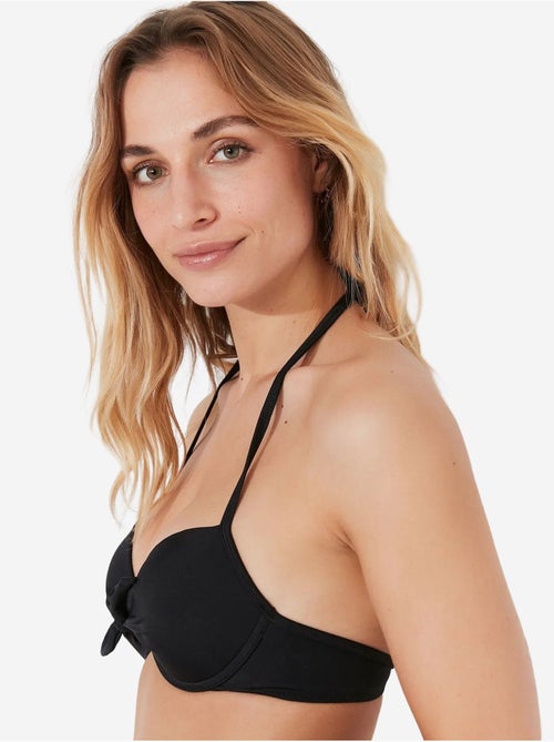 Haut de bikini basic cup rembourré push-up penti - Kiabi