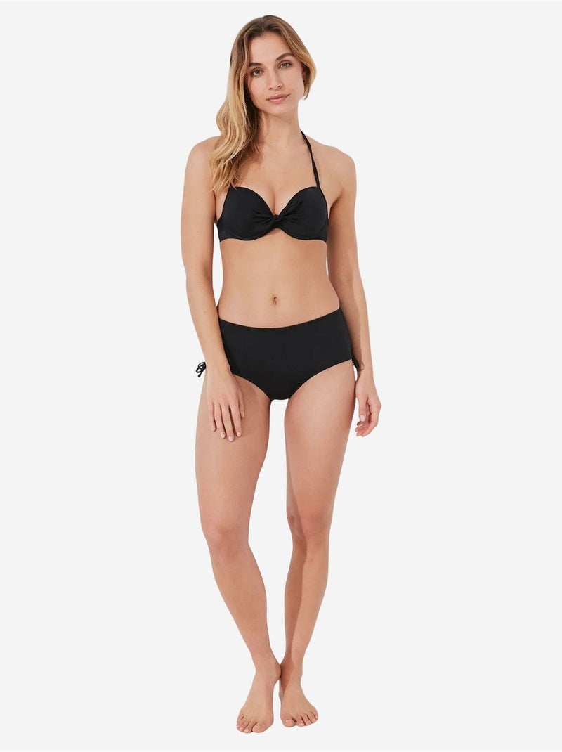 Haut de bikini basic cup rembourré push-up penti Noir - Kiabi