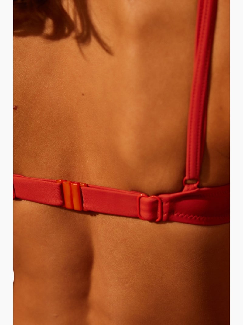 Haut de bikini basique à armatures penti Terracotta - Kiabi