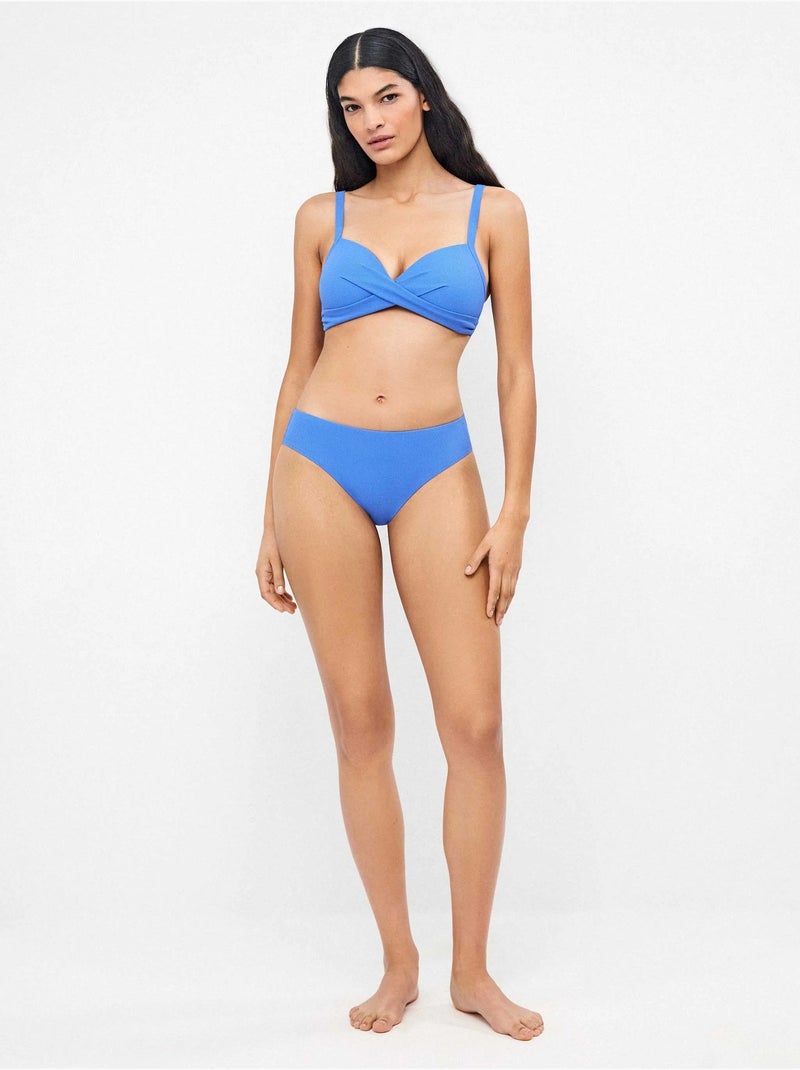Haut de bikini bonnets b et c Bleu - Kiabi