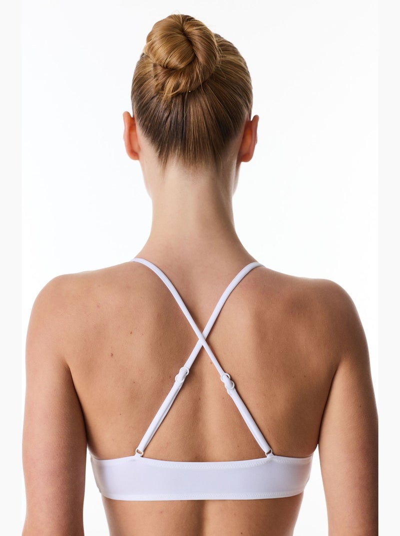 Haut de bikini bralette femme penti Blanc - Kiabi