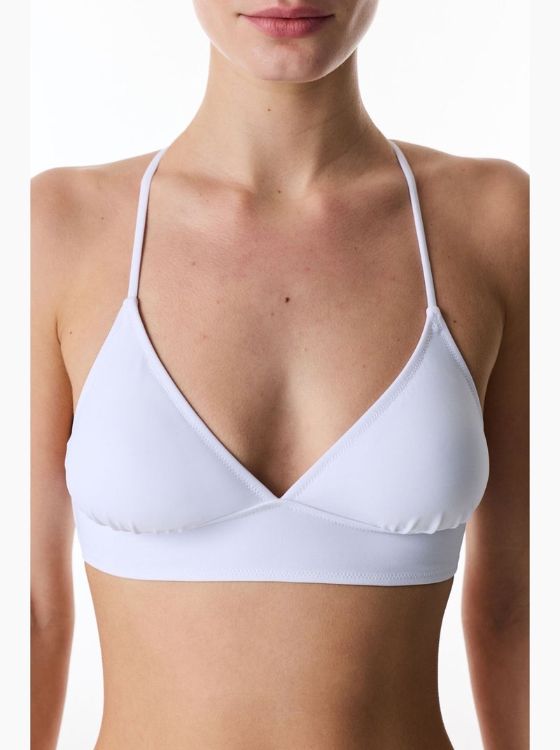 Haut de bikini bralette femme penti Blanc - Kiabi