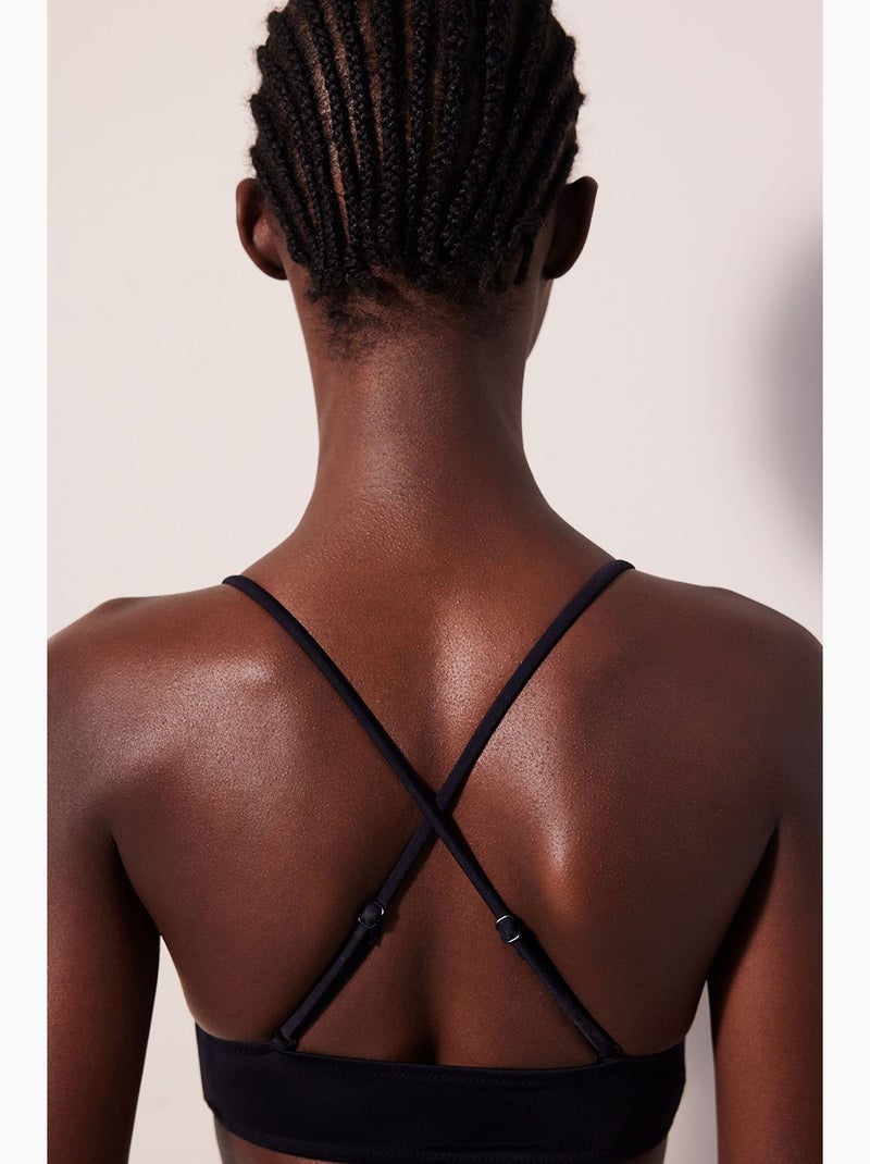 Haut de bikini bralette femme penti Noir - Kiabi